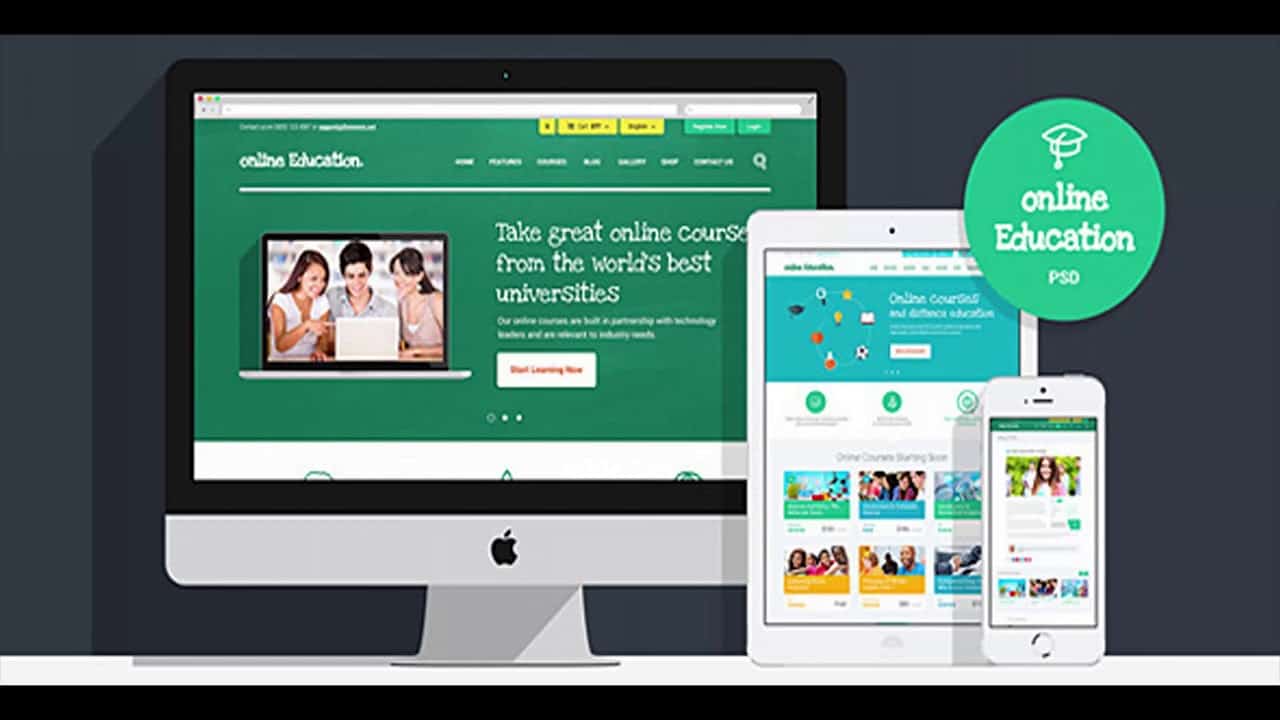 Online Education | PSD Template | Themeforest Website Templates and Themes