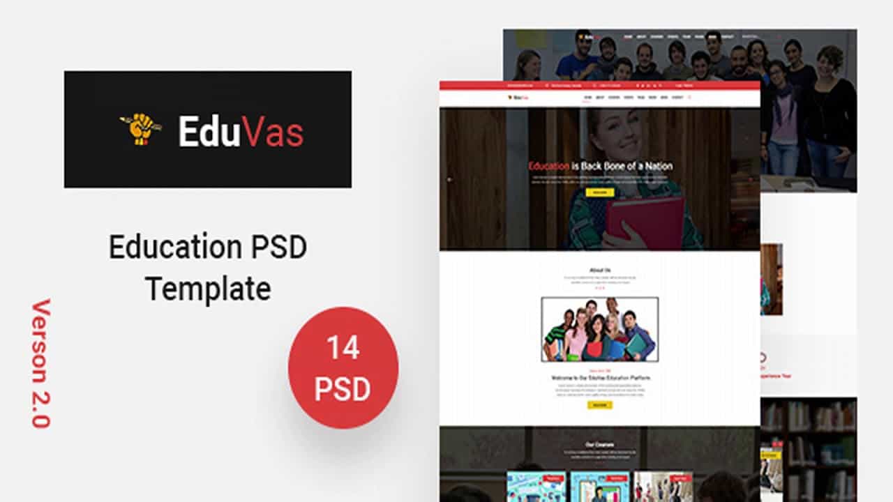 EduVas- Education PSD Template | Themeforest Website Templates and Themes